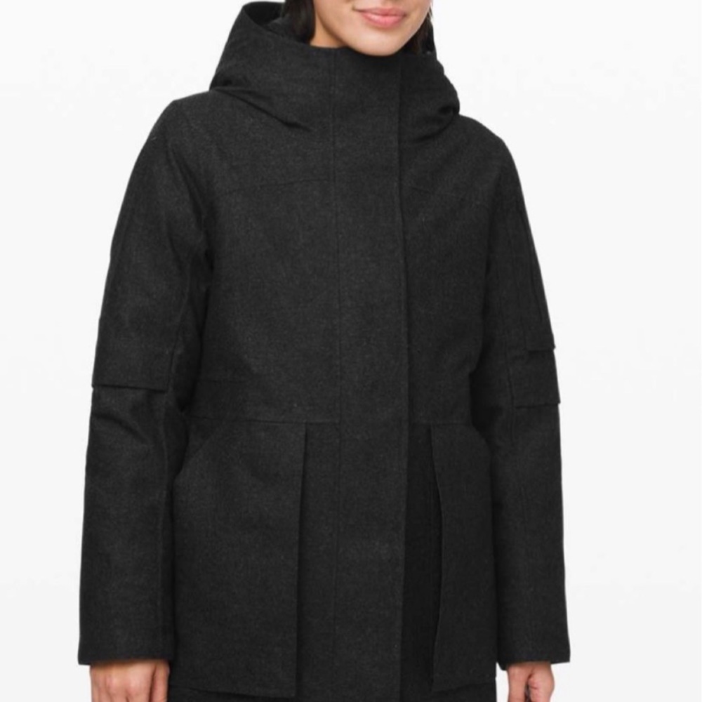 Lululemon winter warrior wool down parka 8